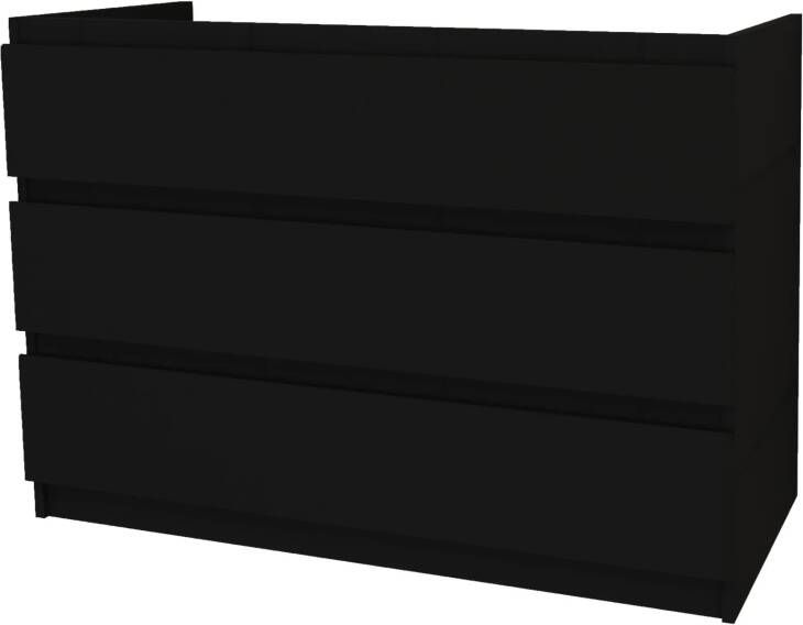 SaniGoods Rocky staande onderkast met 120cm zwart