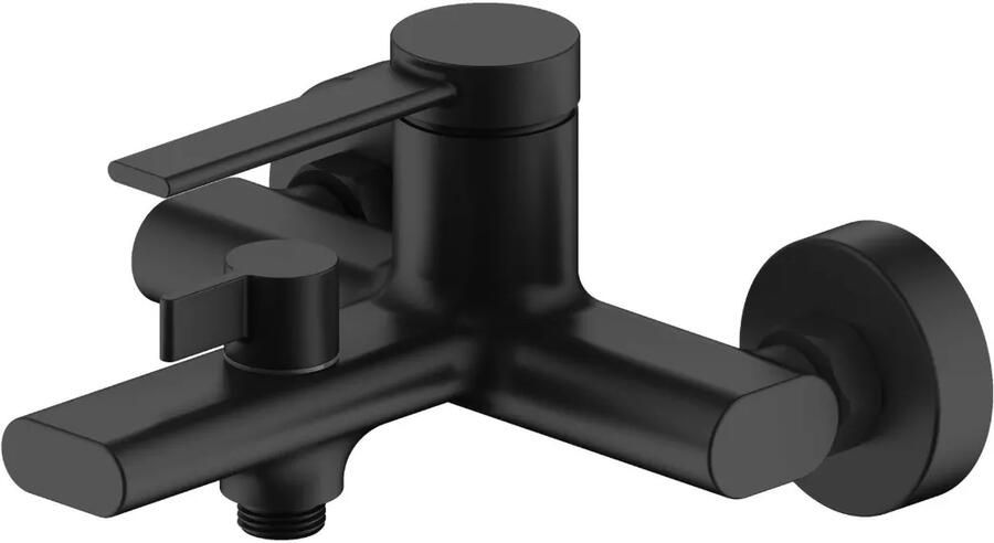 SaniGoods Avery bad- en douchemengkraan zwart mat