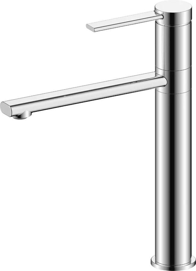 SaniGoods Avery hoge wastafelmengkraan chroom