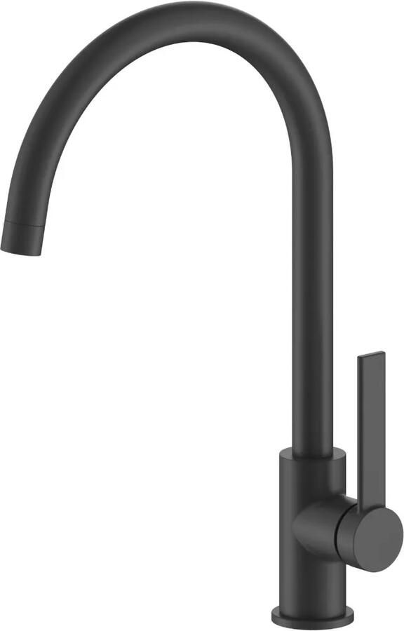 SaniGoods Avery keukenmengkraan zwart mat