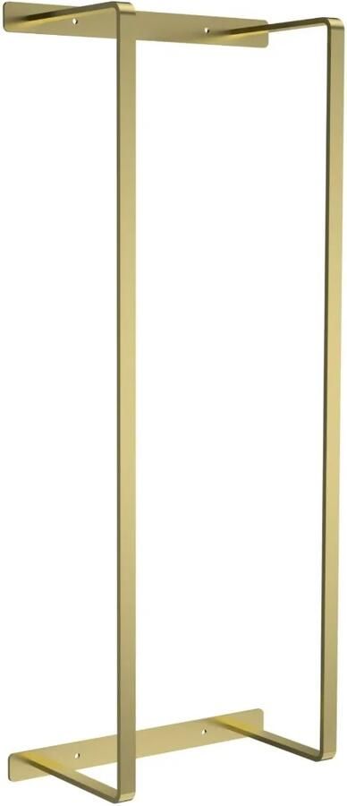SaniGoods Basil verticale handdoekrek 28x67cm goud geborsteld