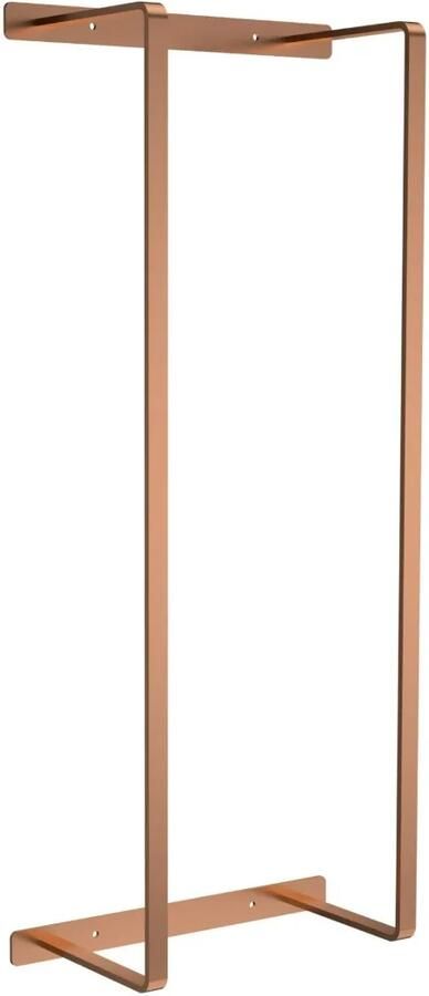 SaniGoods Basil verticale handdoekrek 28x67cm koper geborsteld