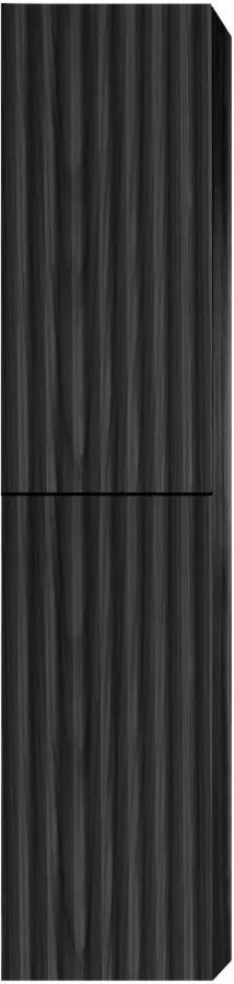 SaniGoods Girona kolomkast zwart eiken 35x35x160cm