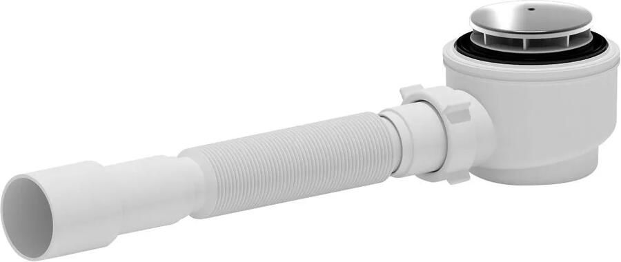 SaniGoods Puck douchebak sifon chroom