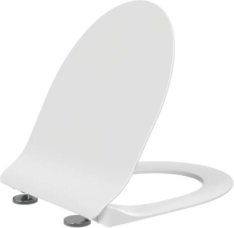 SaniGoods Serra wc-zitting soft close glanzend wit