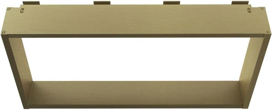 SaniGoods Wout opbouwnis met handdoekhaakjes goud geborsteld