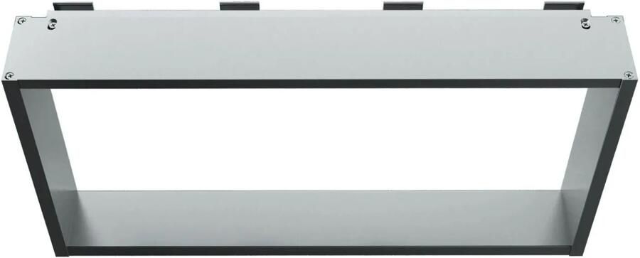 SaniGoods Wout opbouwnis met handdoekhaakjes RVS