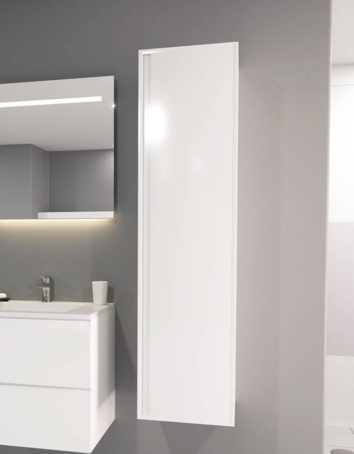 SaniGoods SCHADEMODEL: Sally Kolomkast 160cm Wit Glans