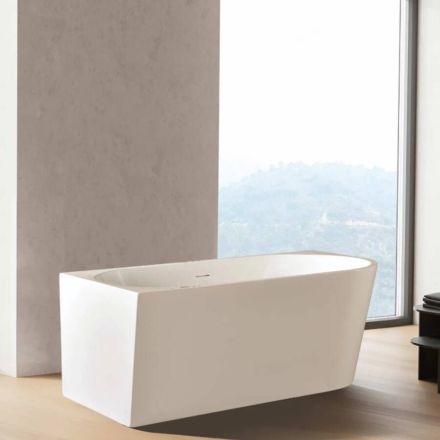SaniGoods Zoro hoekbad links 170x80cm wit glans