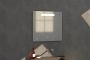 Sanitop Spiegel met LED Verlichting en Geintegreerde Klok Aluminium Geborsteld Spiegel Clock 50x70 cm - Thumbnail 3