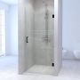 Brauer Create Douchedeur 100x200cm profielloos antikalk 8mm veiligheidsglas geborsteld RVS 4JC13-100G - Thumbnail 2