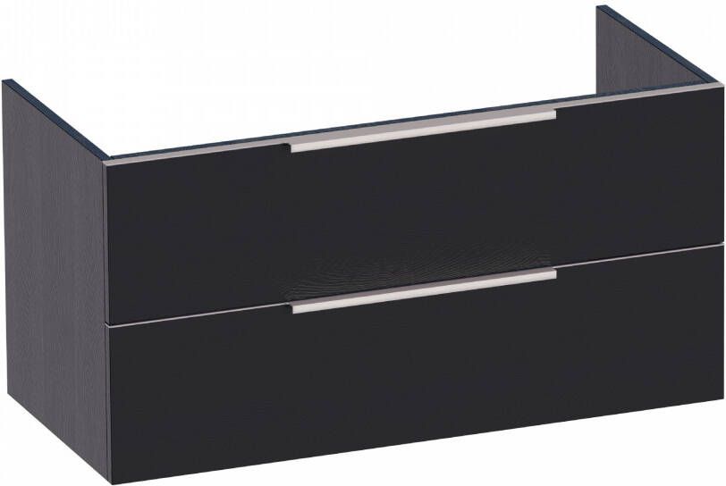 Sanituba EVO onderkast 100cm black wood