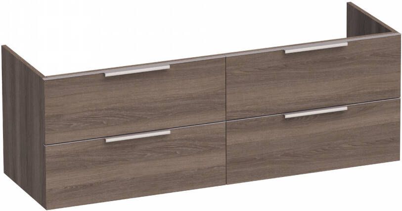 Sanituba EVO onderkast 140cm legno viola