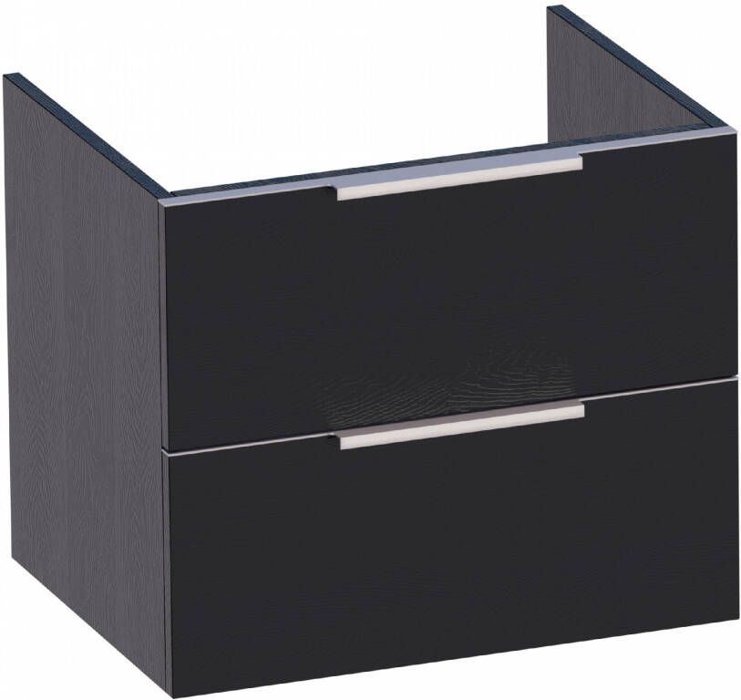 Sanituba EVO onderkast 60cm black wood