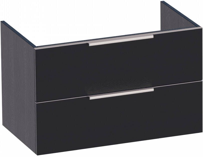 Sanituba EVO onderkast 80cm black wood