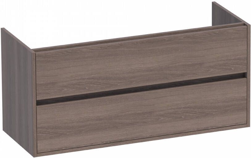 Sanituba NEXXT onderkast voor dubbele wasbak 120cm legno viola