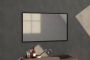 BRAUER Silhouette Spiegel 120x70cm zonder verlichting rechthoek zwart 3505 - Thumbnail 2