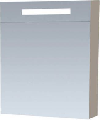 Sanituba Spiegelkast Double Face 60cm Rechtsdraaiend Hoogglans Taupe