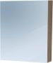 IChoice Dual spiegelkast 60x70cm indirecte LED verlichting binnen onder legno viola rechtsdraaiend - Thumbnail 2