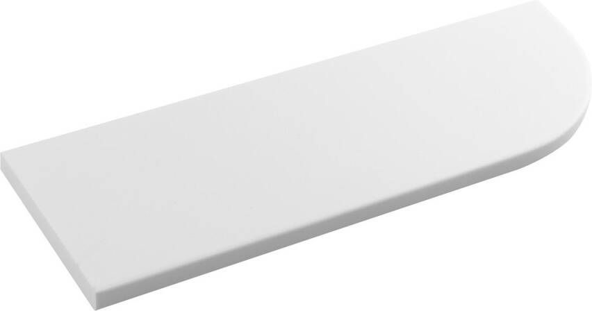 Sapho Abeline rockstone hoek plank 30x10cm wit mat