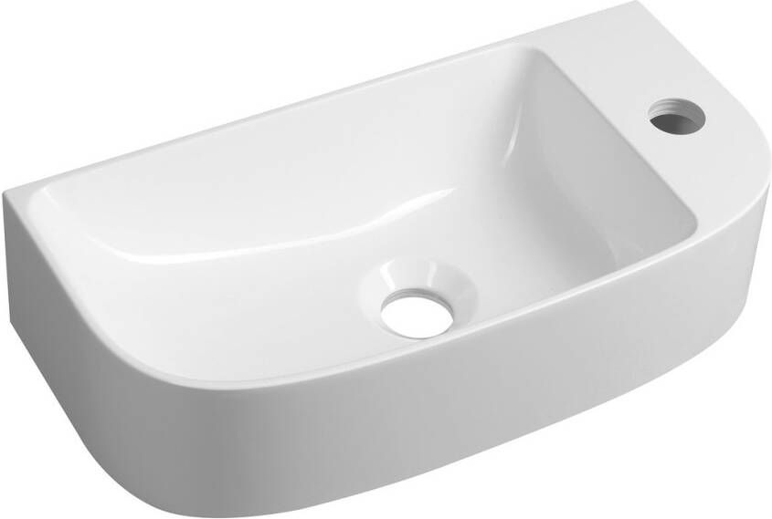 Sapho Alga fontein marmer 40x22cm wit