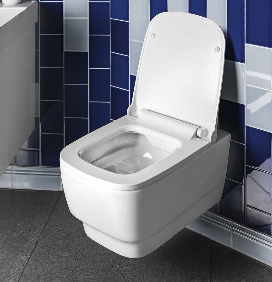 Sapho Bello randloos toilet wit 35x53cm