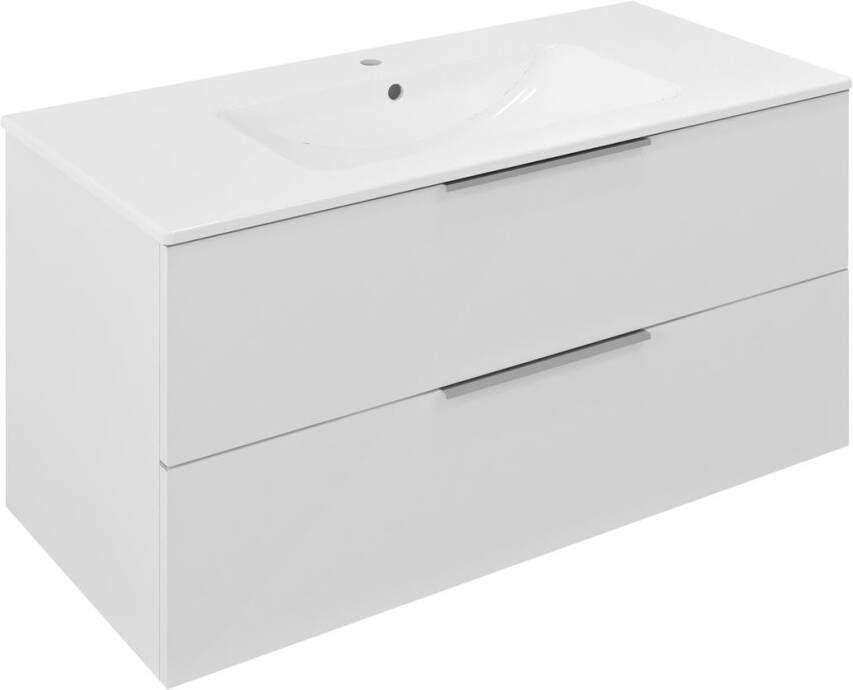 Sapho Cirasa wastafel onderkast 100x46x52cm wit glans