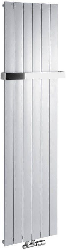 Sapho Colonna radiator zilver 45x180cm 910W