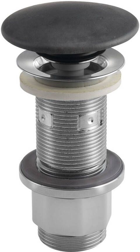 Sapho Concrete afvoerplug met clicksysteem beton antraciet