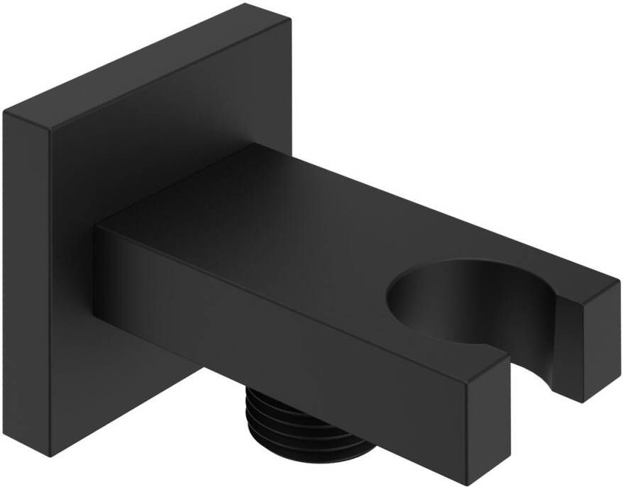 Sapho Cubemix handdouche houder zwart mat