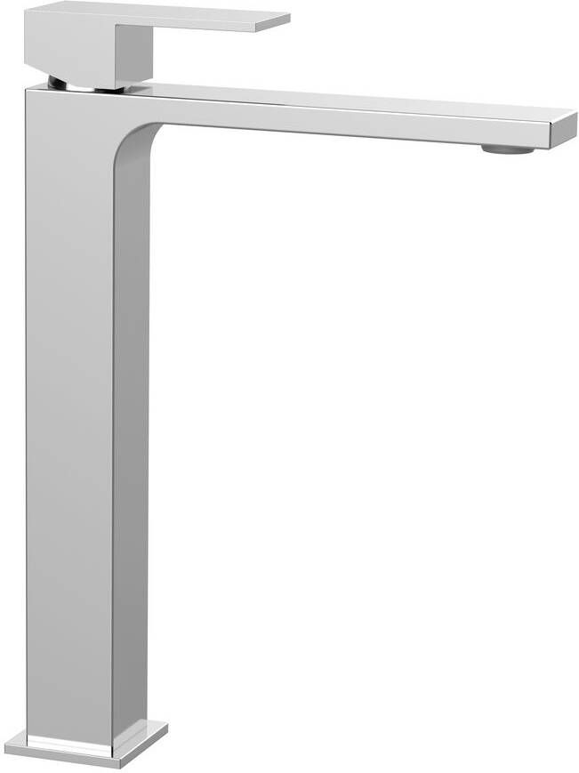 Sapho Cubemix verhoogde wastafelkraan 28cm chroom