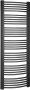 Sapho Handdoekradiator Egeon Gebogen 59.5x174.2 cm Antraciet - Thumbnail 2