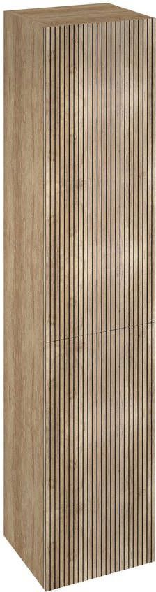 Sapho Espace kolomkast met 2 deuren 35x32x175cm eiken ribbel