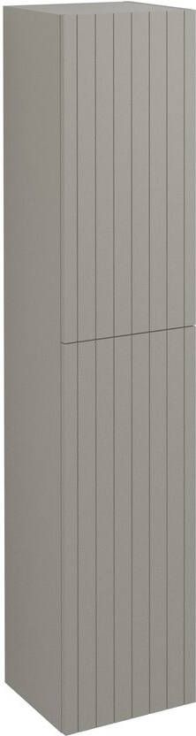 Sapho Espace kolomkast met 2 deuren 35x32x175cm taupe ribbel