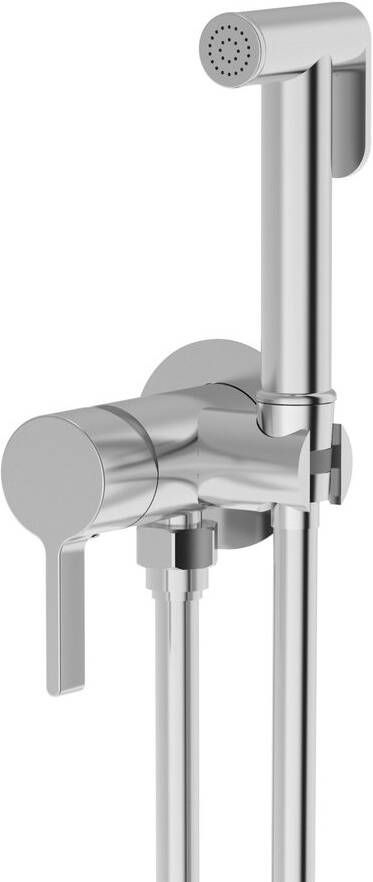 Sapho Iconic inbouw bidetkraan met knijpdouche chroom