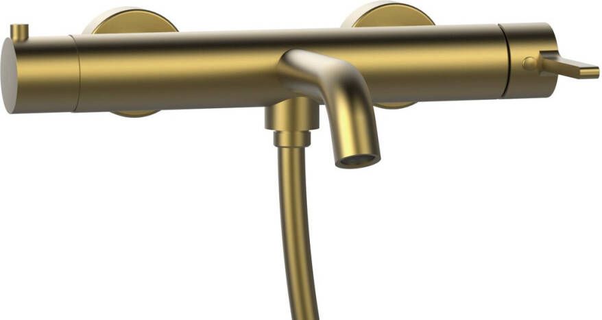 Sapho Iconic thermostatische badkraan goud mat