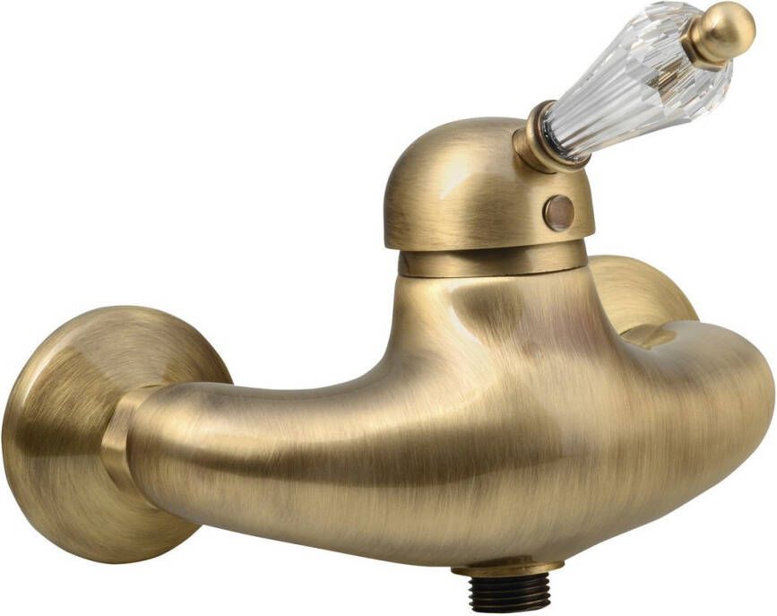 Sapho Kirké Crystal wand douchemengkraan brons