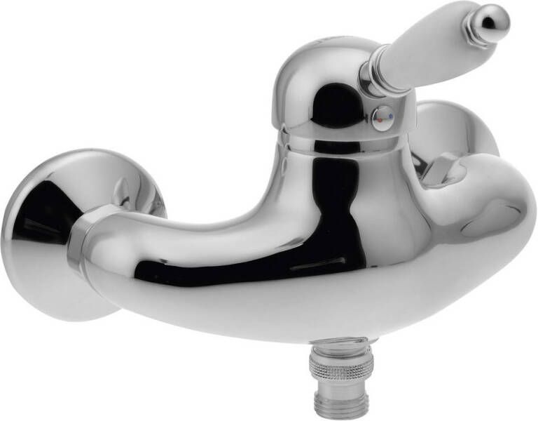 Sapho Kirké White wand douchemengkraan chroom