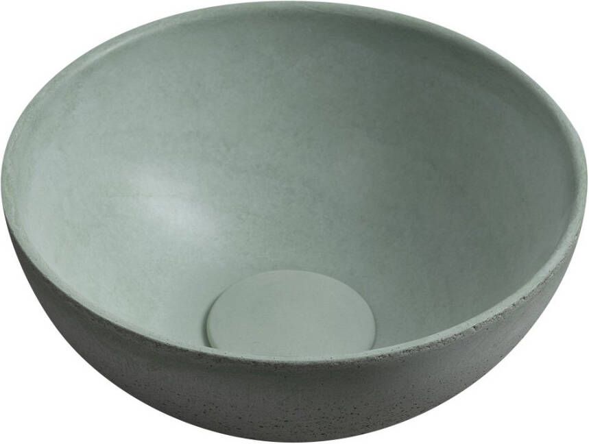 Sapho Minor toilet waskom beton 26cm groen
