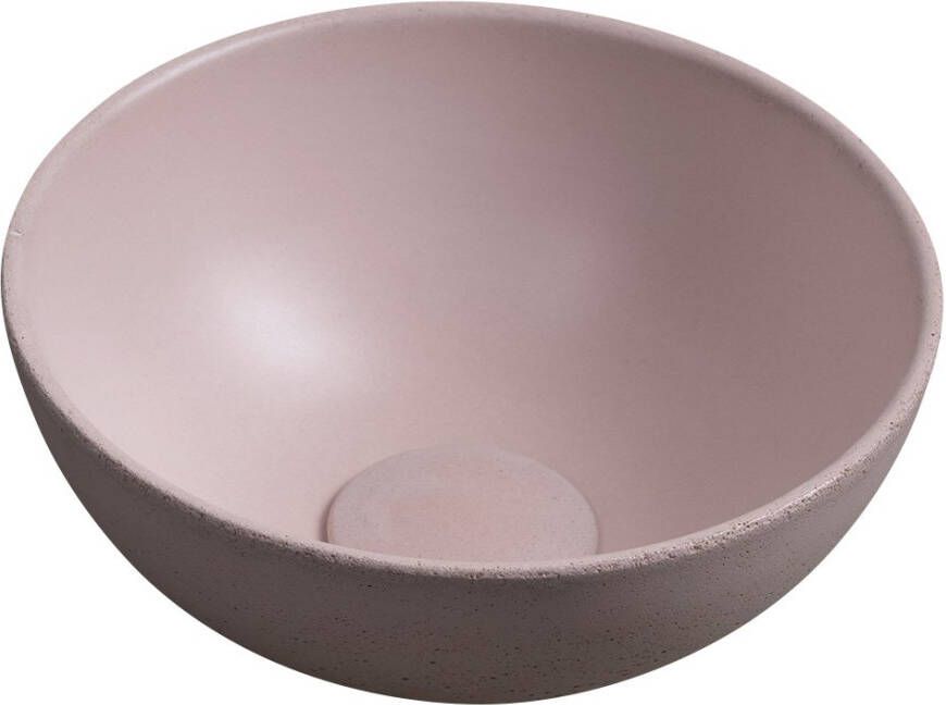 Sapho Minor toilet waskom beton 26cm roze