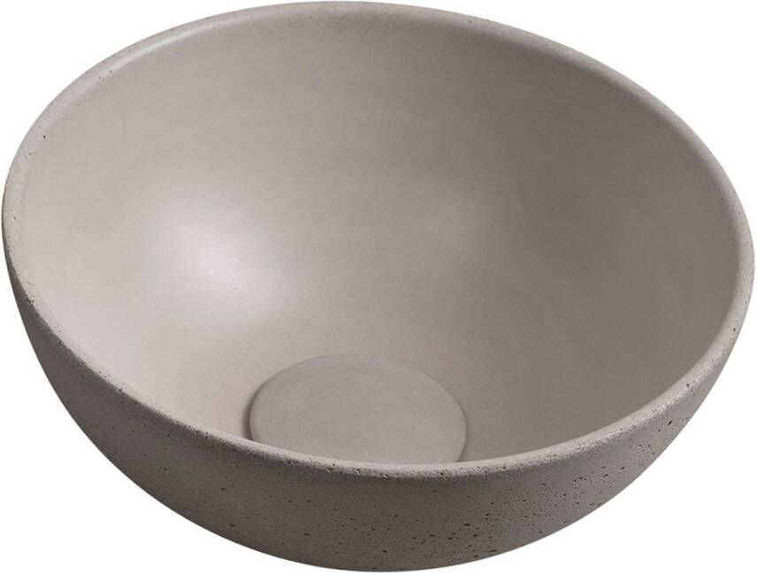 Sapho Minor toilet waskom beton 26cm zand