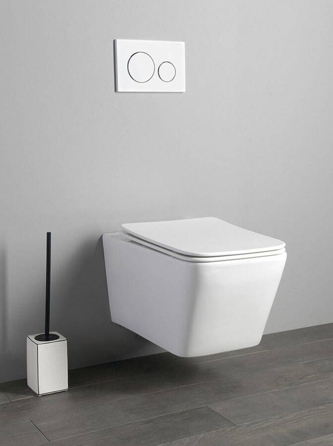 Sapho Porto randloos toilet zonder bidetsproeier wit