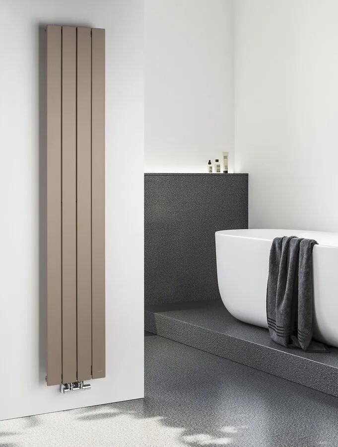 Sapho Colonna badkamer radiator sandstone 29.8x180cm