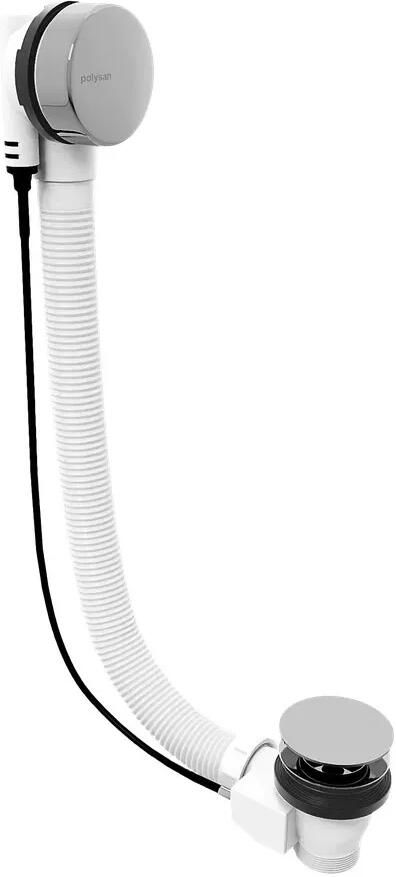 Sapho Polysan badafvoer chroom 100cm