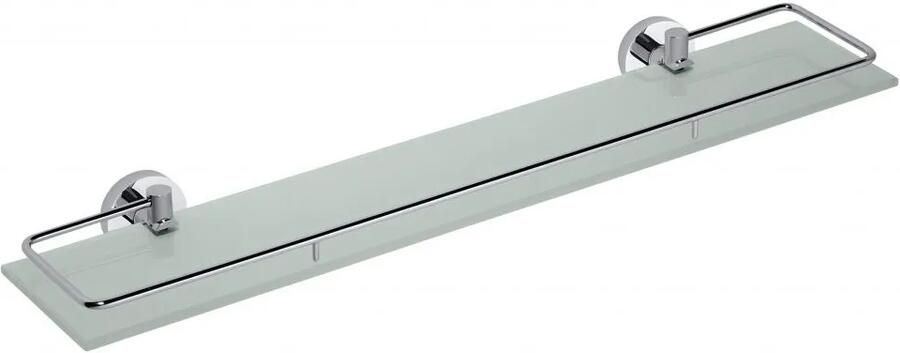 Sapho SCHADEMODEL: X-Round glazen planchet 60cm met rail chroom