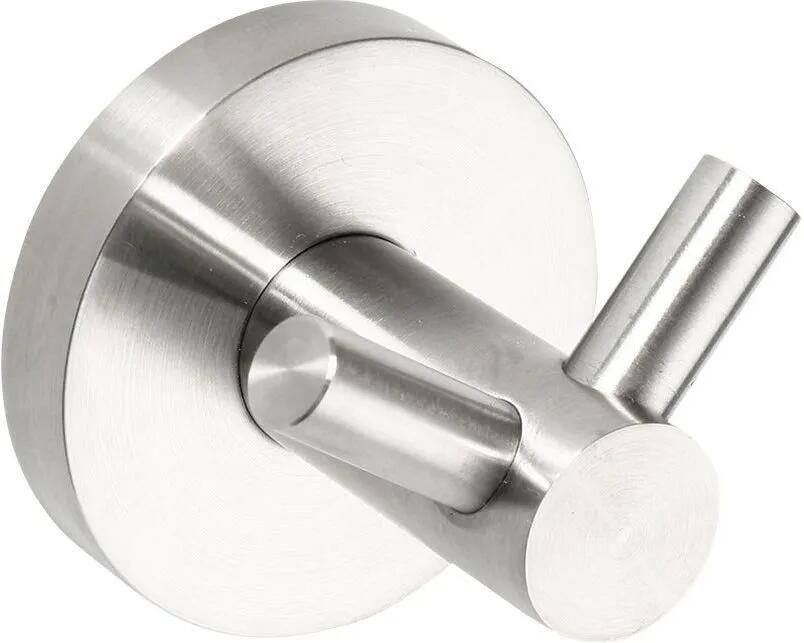 Sapho X-Steel dubbele handdoekhaak RVS geborsteld