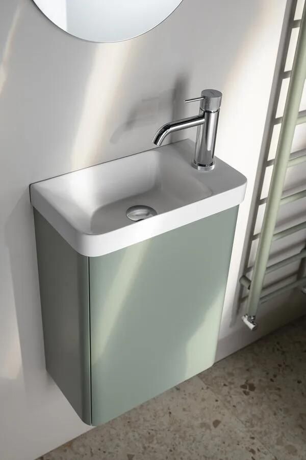 Sapho Zorba fontein 40x22cm glans wit