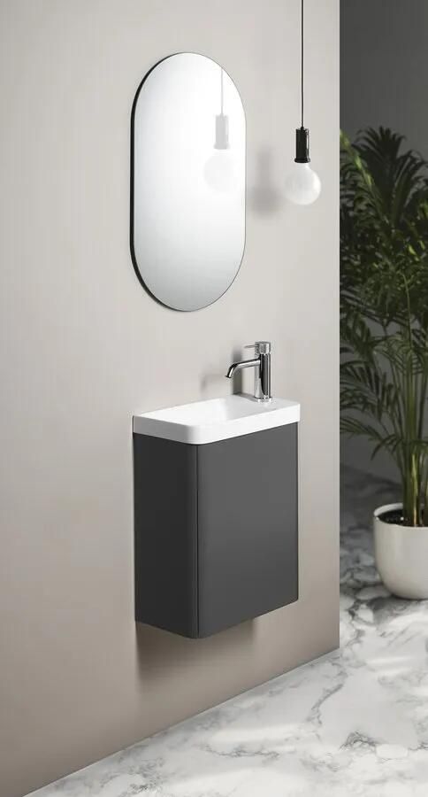 Sapho Zorba toiletmeubel antraciet