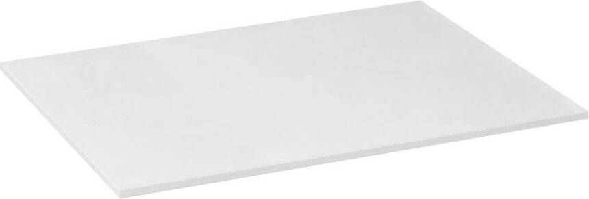 Sapho Skara wastafelblad solid surface 80cm wit