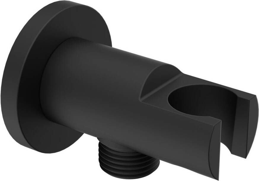 Sapho Slim handdouche houder zwart mat